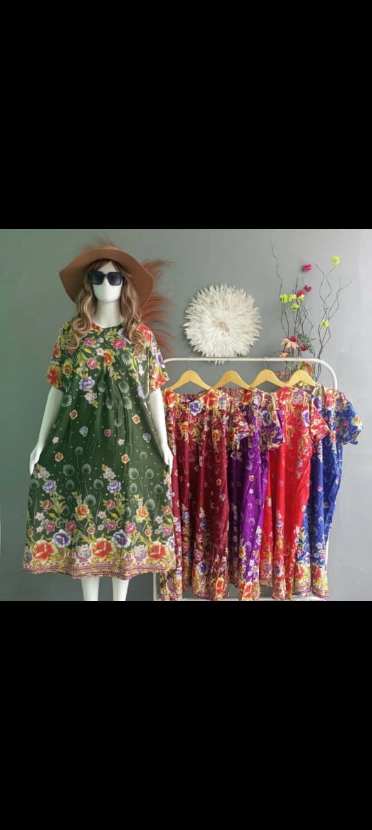 Daster Rayon Rit Super Jumbo Rayon  Ld 150 Cm Pj 1